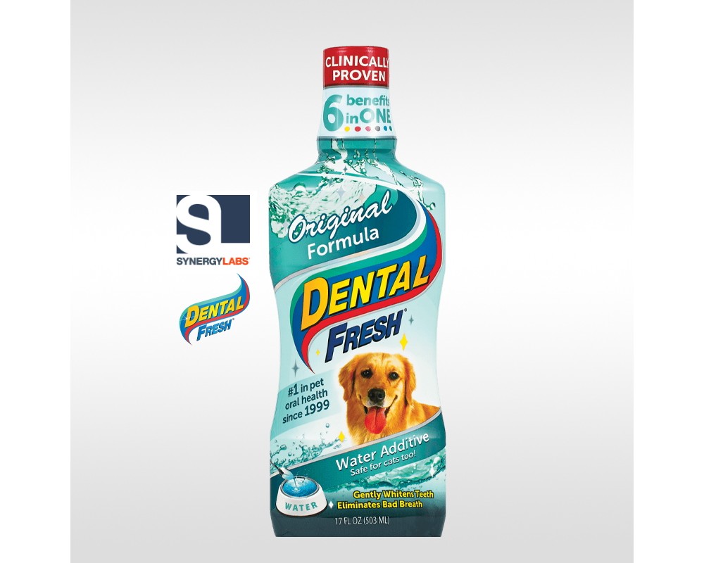 Dental Fresh ORIGINAL FORMULA pentru caini , Synergy Labs, 237 ml