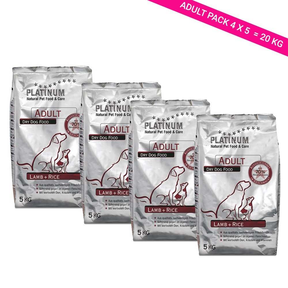 Hrana uscata pentru caini Platinum Adult Lamb & Rice