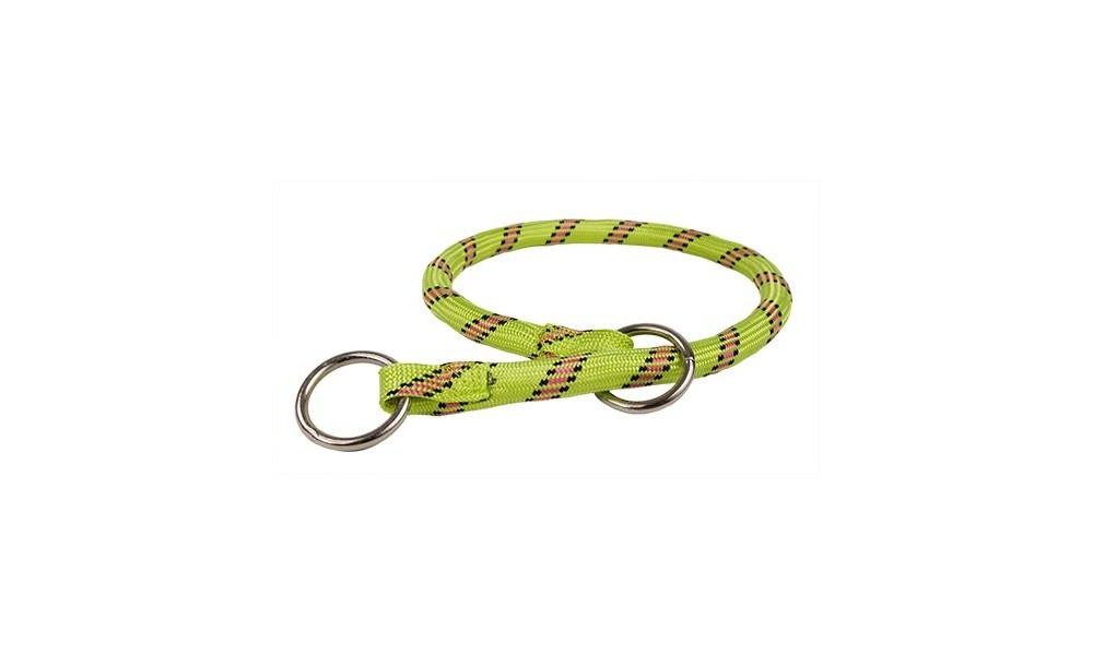 Zgarda Nylon Corde 65cm - lime