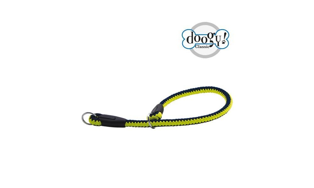 Doogy Zgarda coarda fluo galben/bleumarin