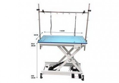 Masa profesionala de toaletaj- electrica cu blat iluminat