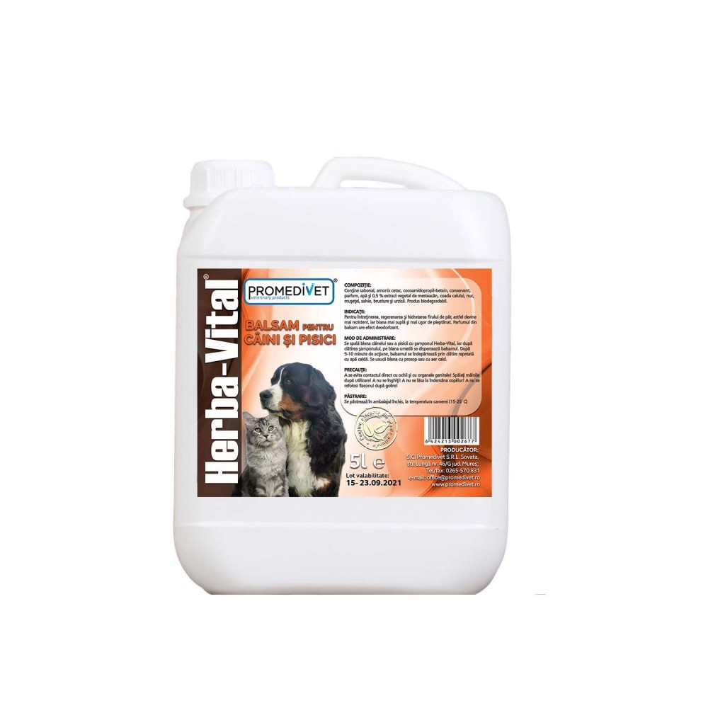 BALSAM HERBA-VITAL pentru câini şi pisici -5000 ml