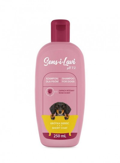Sampon pentru caini cu blana scurta, SENS-I-LAVI, 250 ml