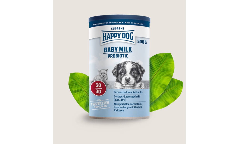 Hrana Uscata pentru caini Happy Dog Lapte Praf cu Probiotic