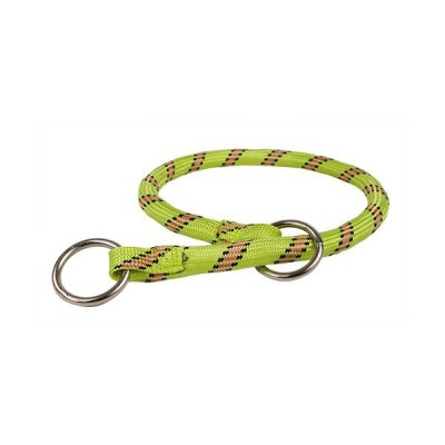 Zgarda Nylon Corde 65cm - lime