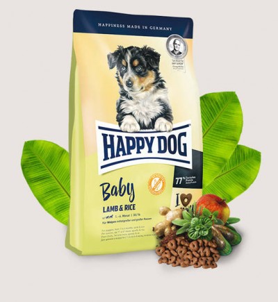 Hrana Uscata pentru Caini Happy Dog Baby Lamb & Rice
