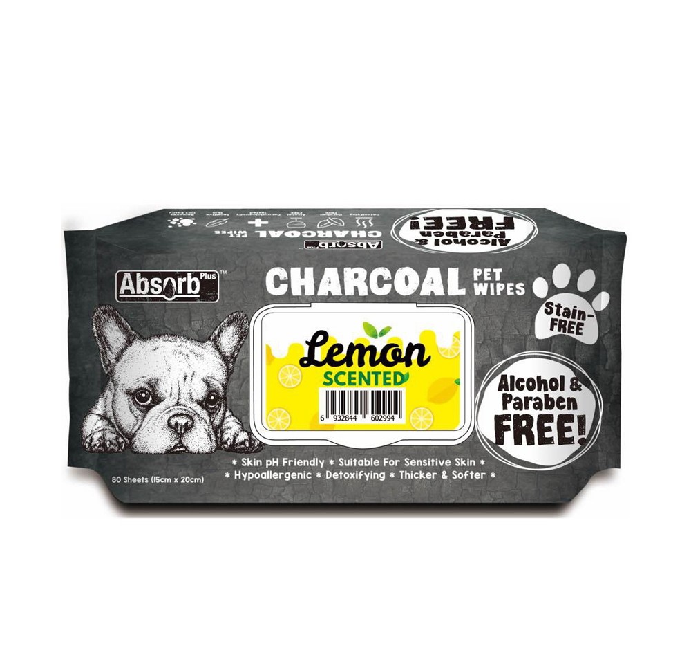 Servetele umede Absorb Plus Lemon, 80 buc