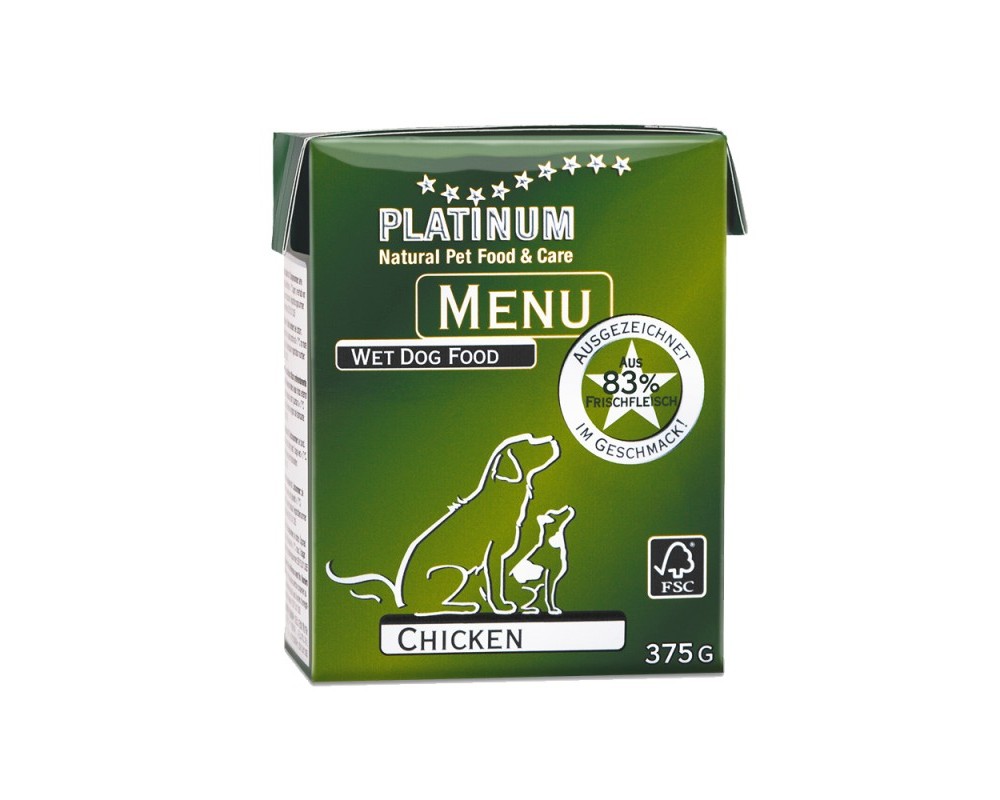 Hrana umeda pentru caini Platinum Menu Chicken