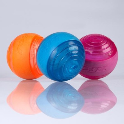 Jucarie pentru caini Rogz Squeekz Fetch ball minge cu loc de recompense