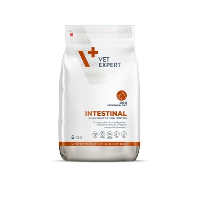 4T Dieta Veterinara INTESTINAL DOG, VetExpert,  2 Kg