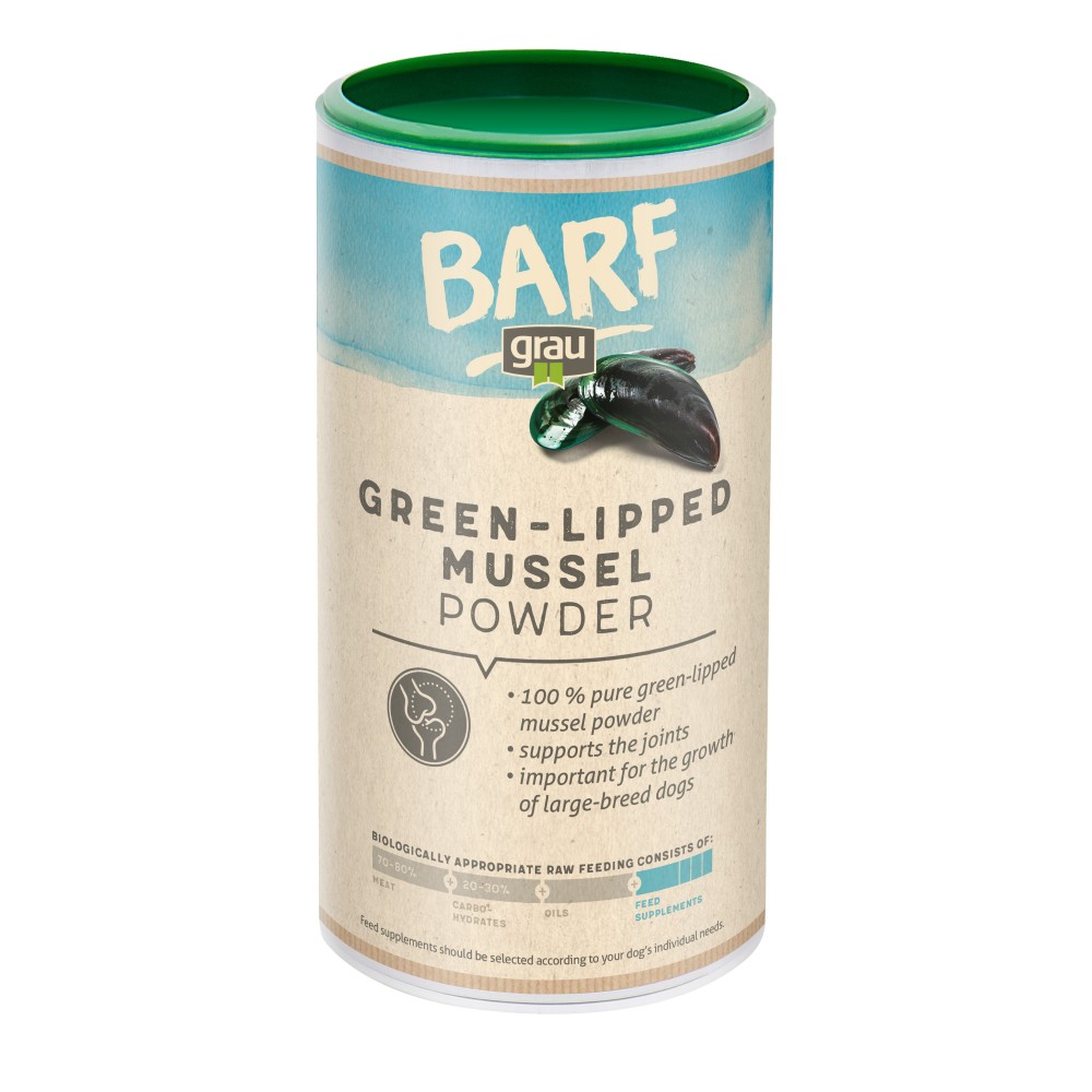 Grau BARF Pudra de midii cu buze verzi