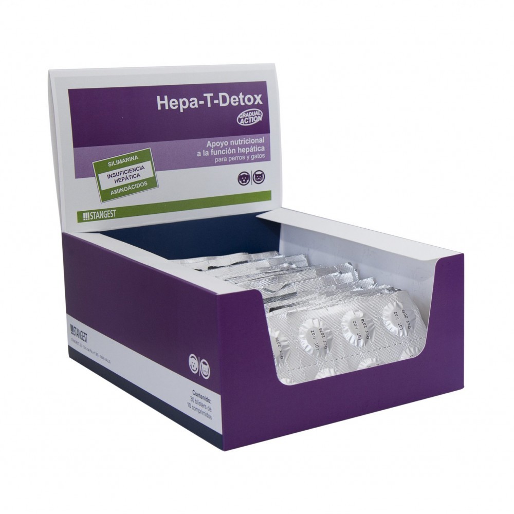 Supliment nutritiv HEPA-T-DETOX, Stangest, BLISTER 10 TABS