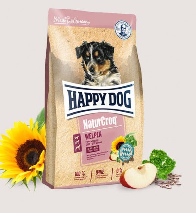 Hrana Uscata pentru caini Happy Dog Natur Croq Welpen
