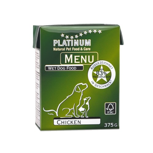 Hrana umeda pentru caini Platinum Menu Chicken