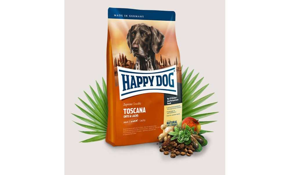 Hrana Uscata pentru caini Happy Dog Supreme Sensible Toscana