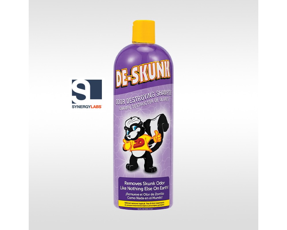 Sampon odorizant De-Skunk, Synergy Labs, 946 ml
