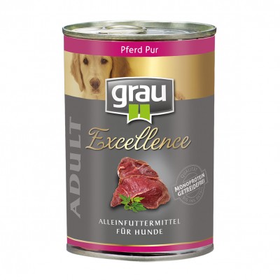Grau Excellence Conserva Adult cu carne de cal