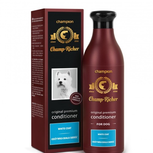 Balsam CHAMP RICHER pentru CAINI cu BLANA ALBA, 250 ml