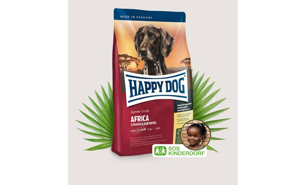 Hrana Uscata pentru caini Happy Dog SUPREME SENSIBLE AFRICA
