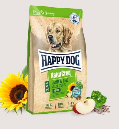 Hrana Uscata pentru caini Happy Dog Natur Croq Miel si Orez