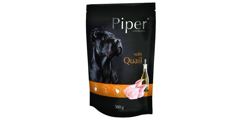 Hrana umeda Piper Animals, prepelita, plic, 500 g