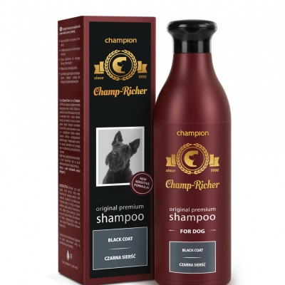 Sampon CHAMP RICHER pentru CAINI cu BLANA NEAGRA, 250 ml
