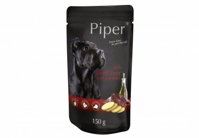Hrana umeda Piper Adult, Ficat de Vita si Cartofi, 150 g