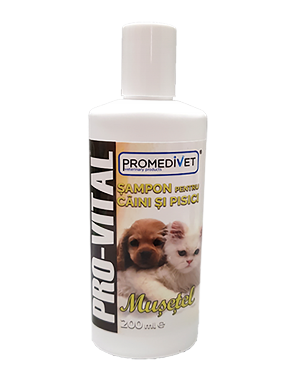 ŞAMPON PRO-VITAL cu MUŞEŢEL pentru câini şi pisici -200ml