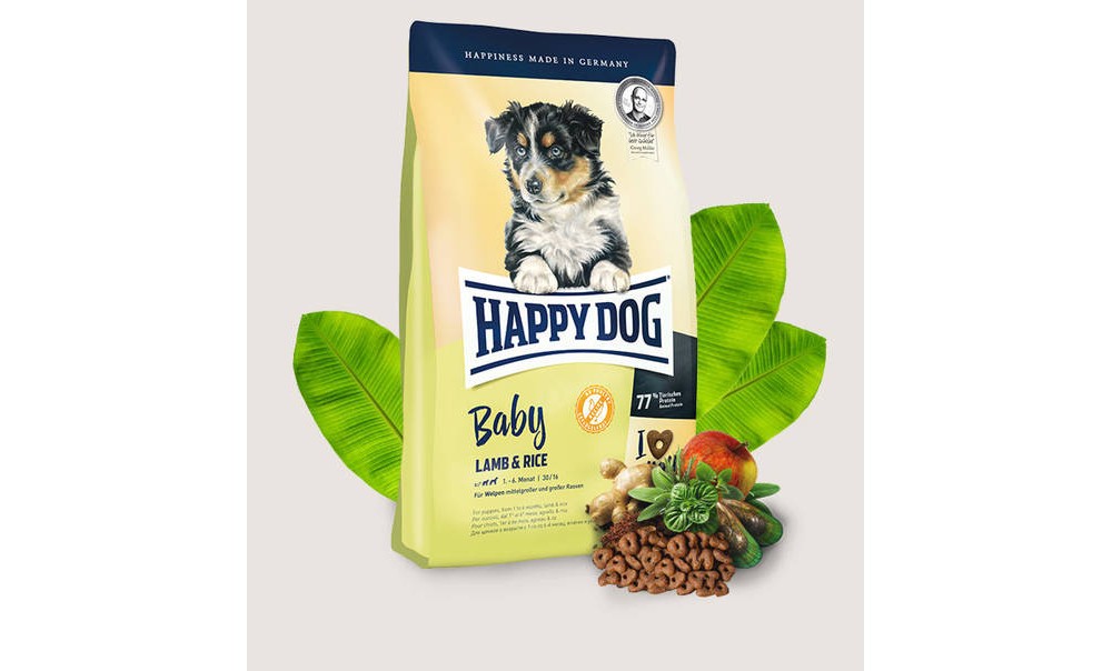 Hrana Uscata pentru Caini Happy Dog Baby Lamb & Rice