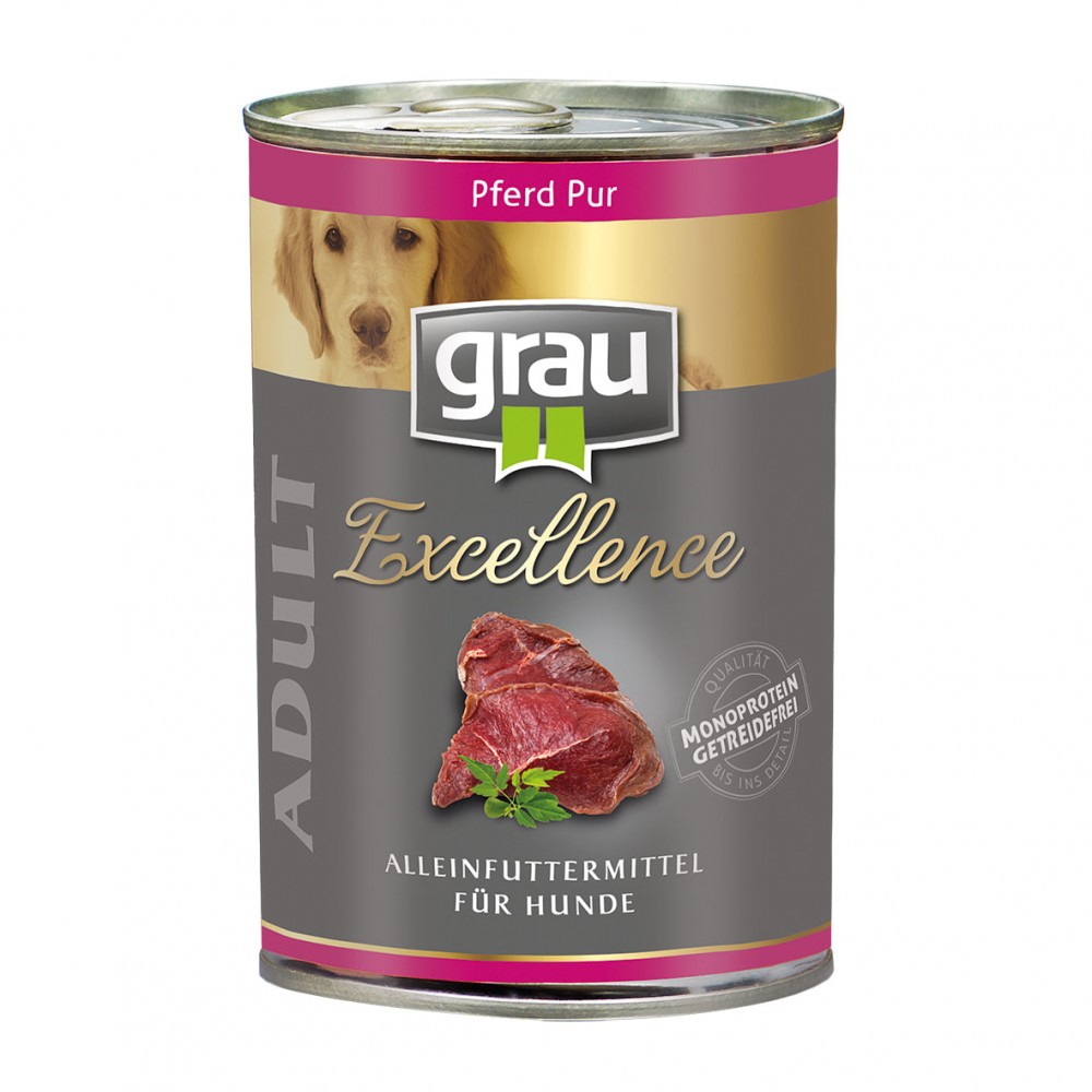 Grau Excellence Conserva Adult cu carne de cal