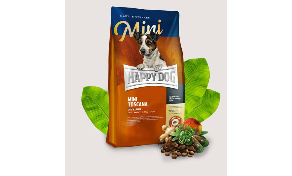 Hrana Uscata pentru caini Happy Dog Supreme Mini Toscana