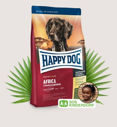 Hrana Uscata pentru caini Happy Dog SUPREME SENSIBLE AFRICA