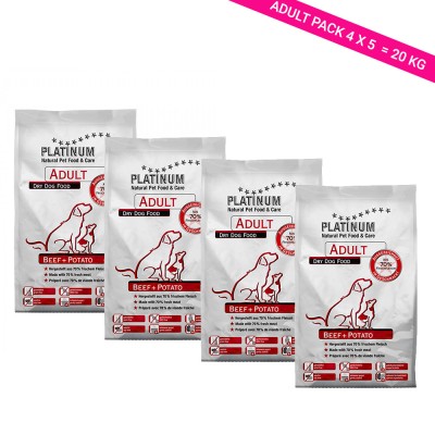 Hrana uscata pentru caini Platinum Adult Beef and Potato