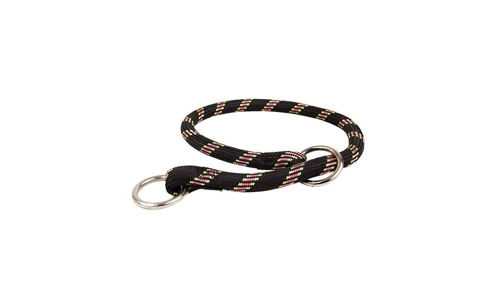 Zgarda Nylon Corde 65cm - negru