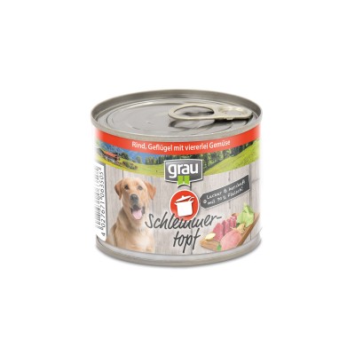 Grau BDC Conserva cu carne de vita, pasare si legume