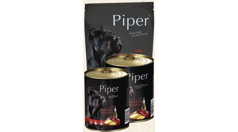 Hrana umeda Piper Adult, Ficat de Vita si Cartofi, 800 g