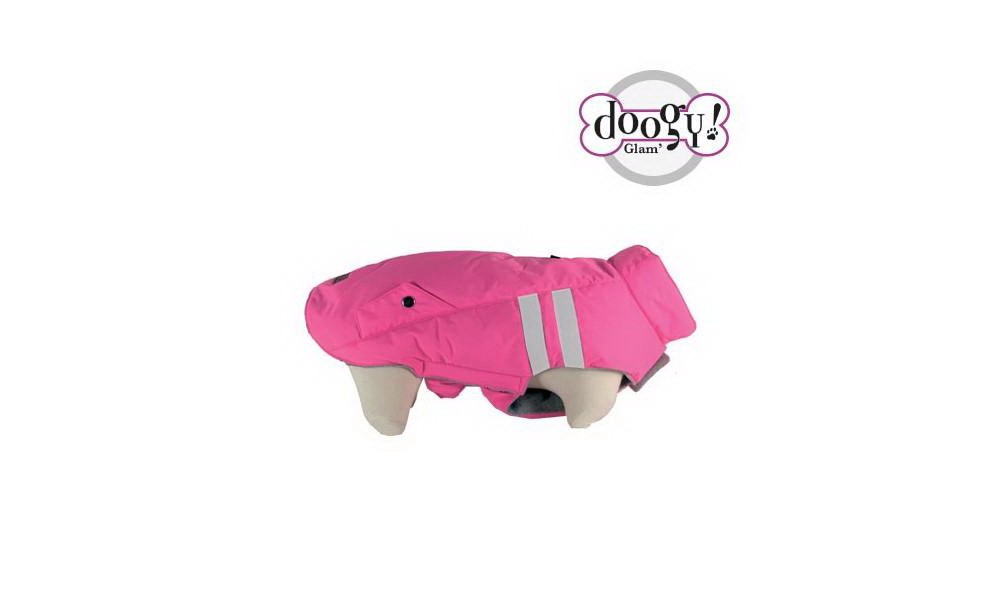 Doogy Geaca pentru caini Flashy reflectorizanta roz