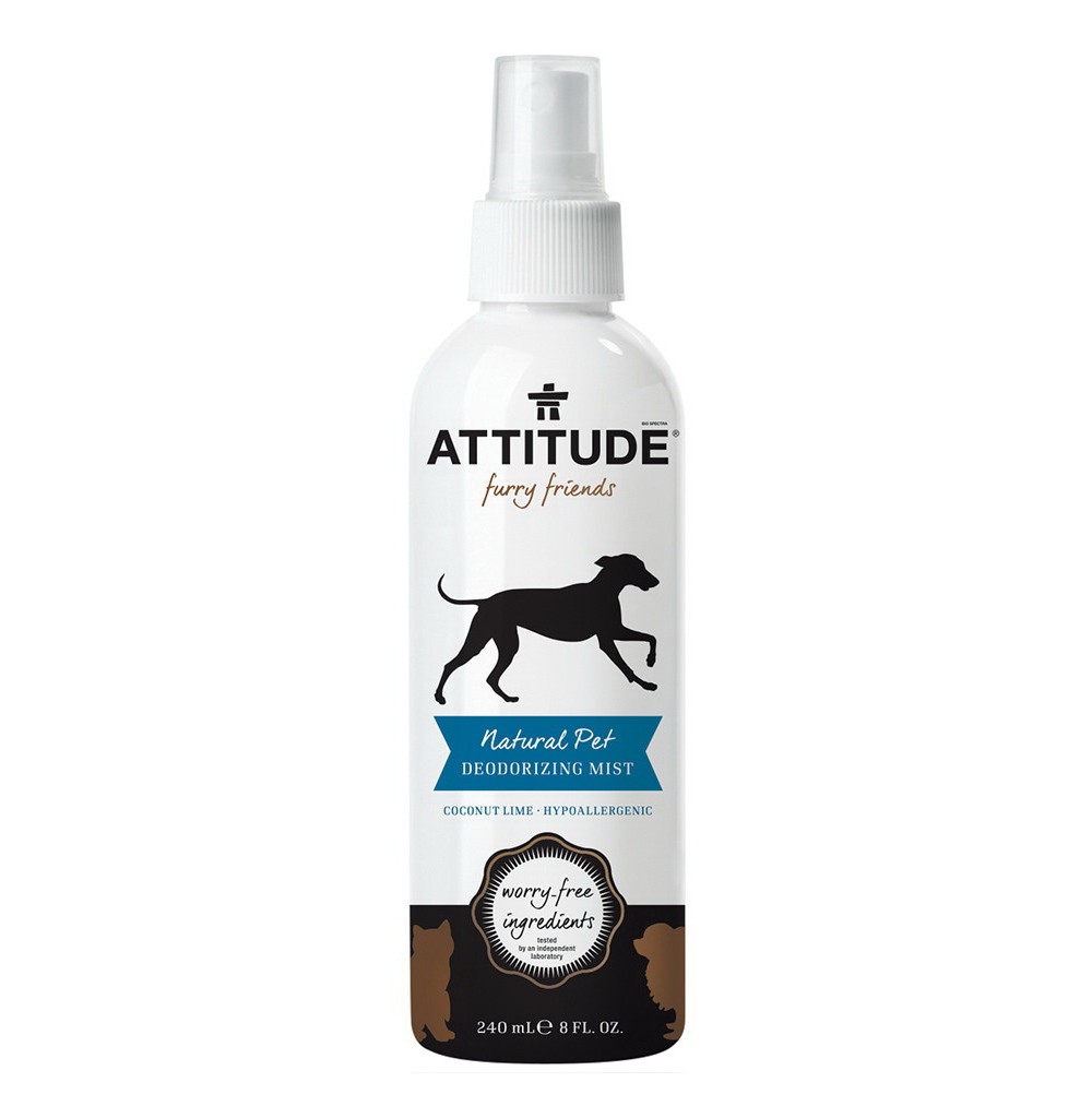 Solutie dezodorizanta cu pulverizator, lime si nuca de cocos